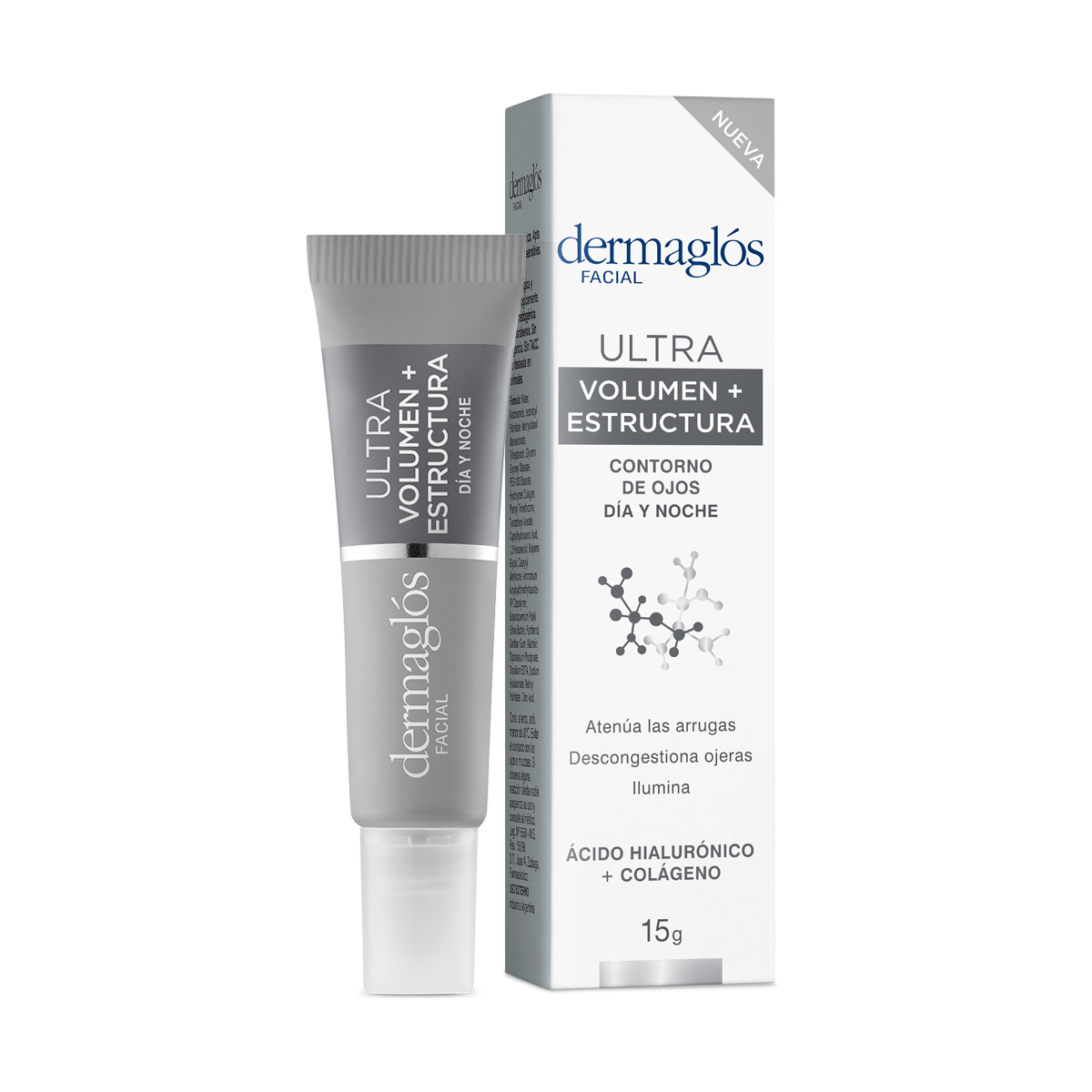 DERMAGLOS CREMA CONTORNO DE OJOS ULTRA VOLUMEN+ESTRUCTURA X15G