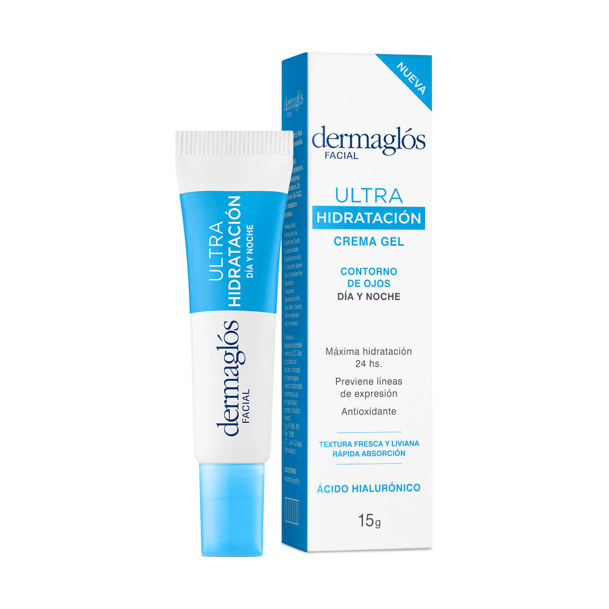 DERMAGLOS CREMA GEL CONTORNO DE OJOS ULTRA HIDRATACION X15ML